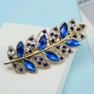 Blue hair clip